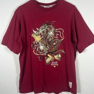 🔥🔥 VINTAGE MARC ECKO UNLIMITED T-SHIRT Men Sz L -  RARE DRAGON Tee - EUC